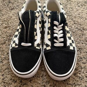 NEW!! Checkered Vans Size 8 Men/ Size 9.5 Womens